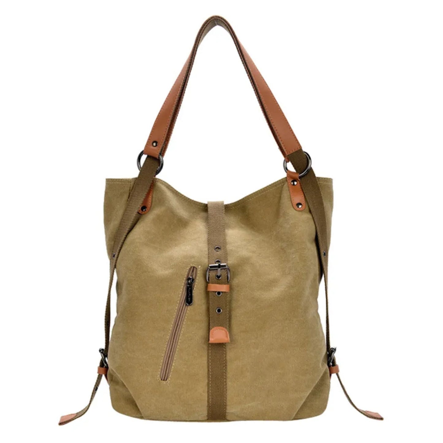 Vintage Canvas Convertible Handbag