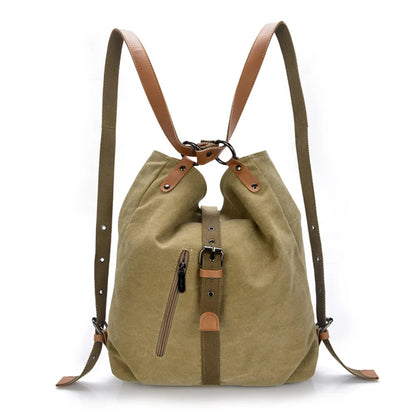 Vintage Canvas Convertible Handbag