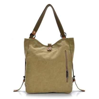 Vintage Canvas Convertible Handbag