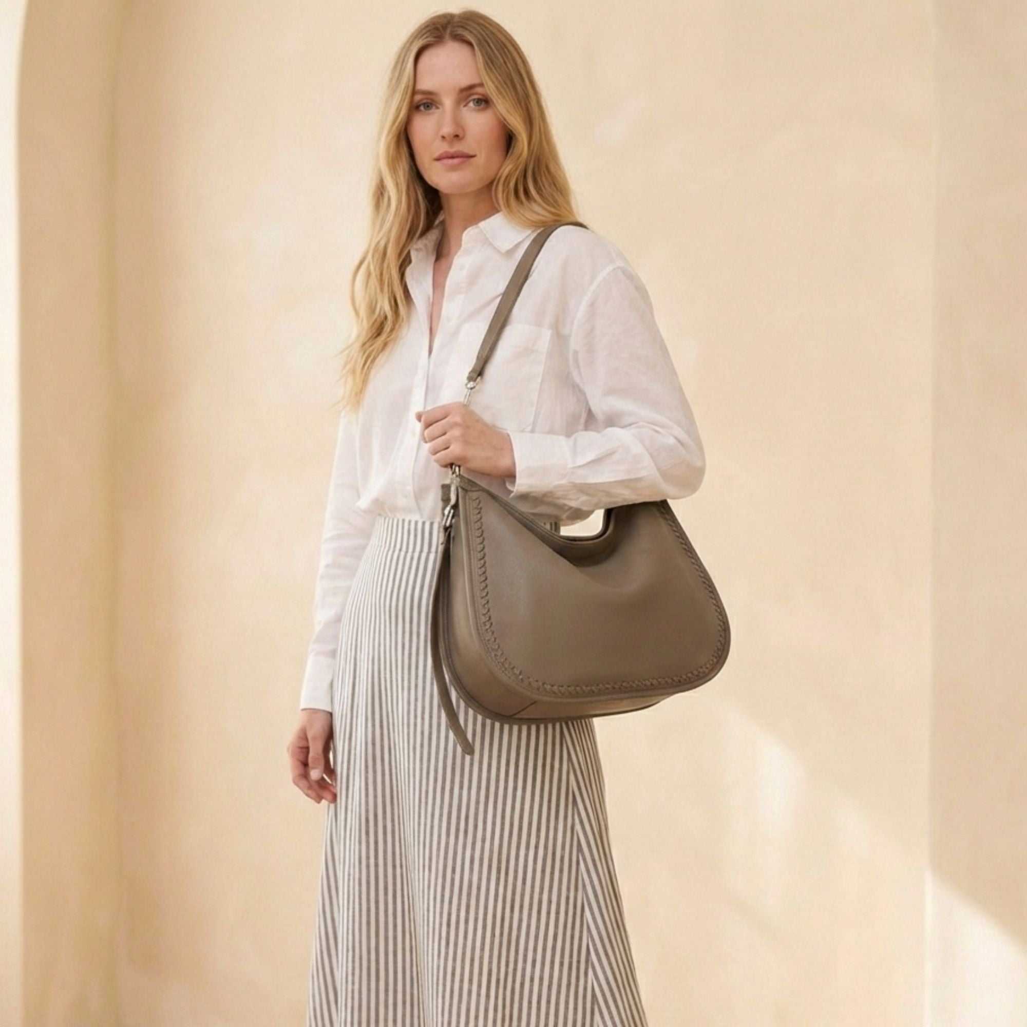 Windsor Top Grain Leather Satchel