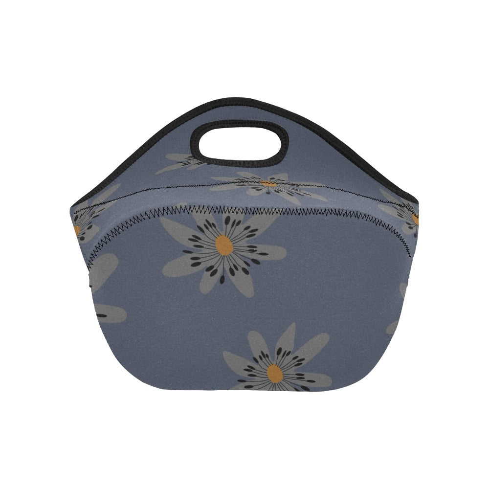 Women’s Lunch Bag Medium, Blue Dandelion