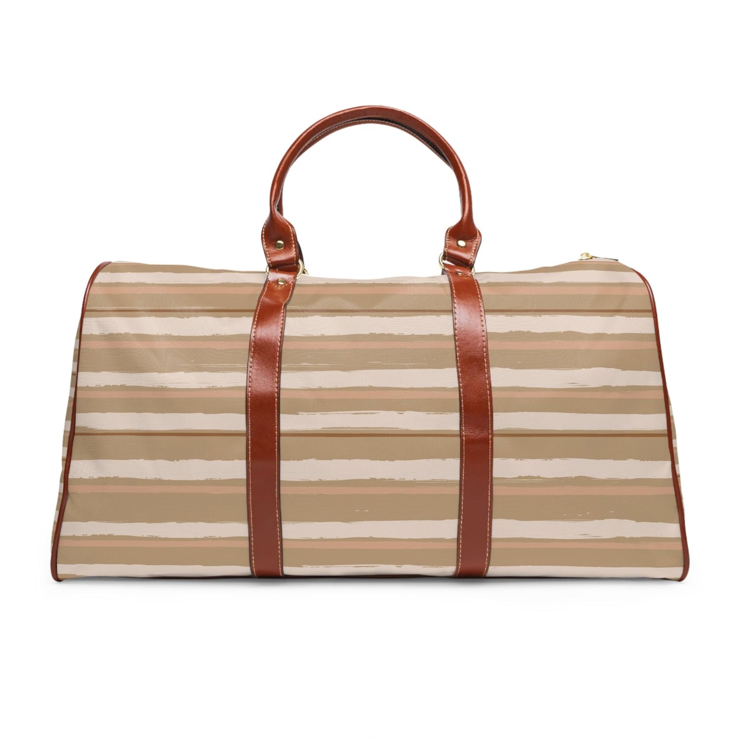 Women's Overnight Bag, Earth tone Stripes