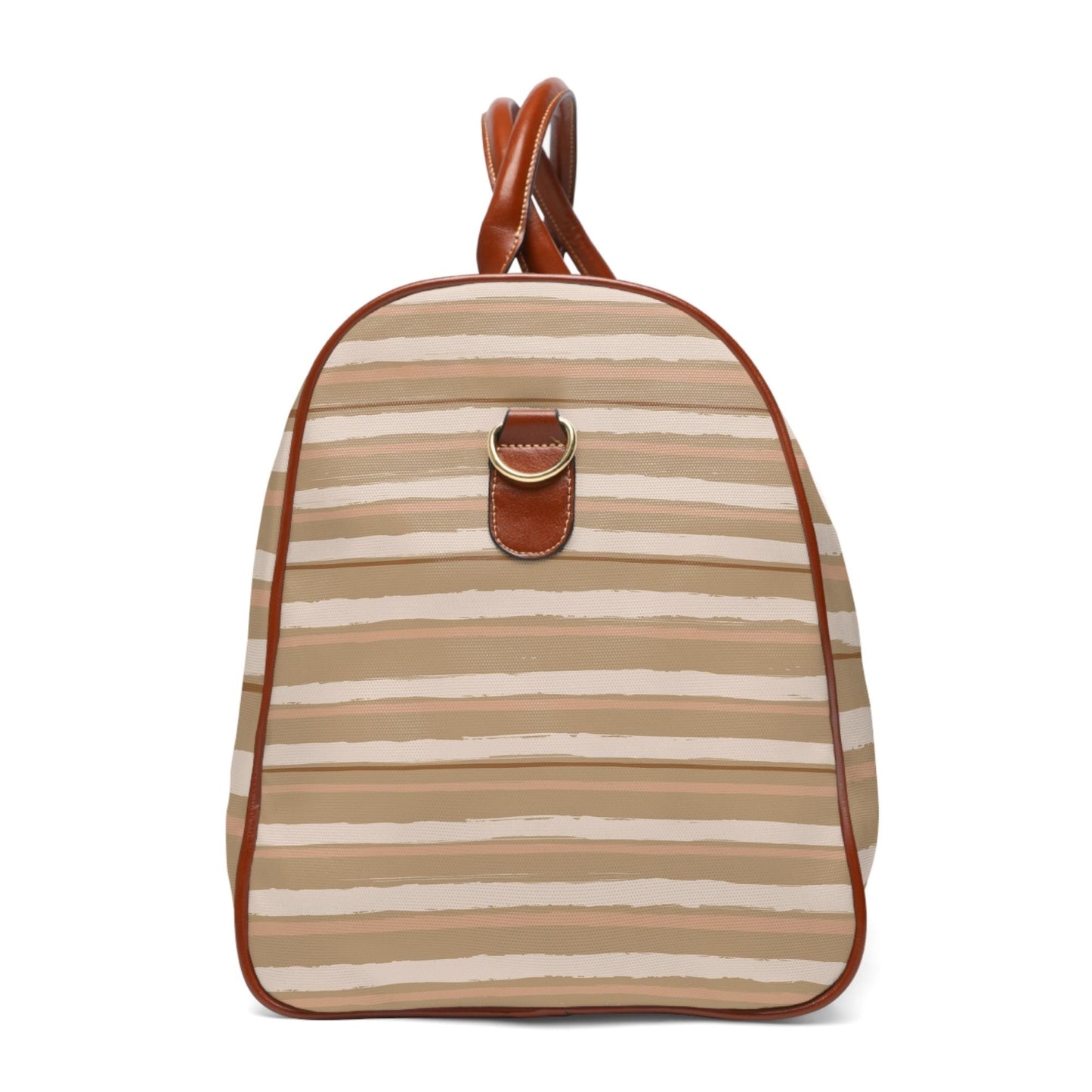 Women's Overnight Bag, Earth tone Stripes