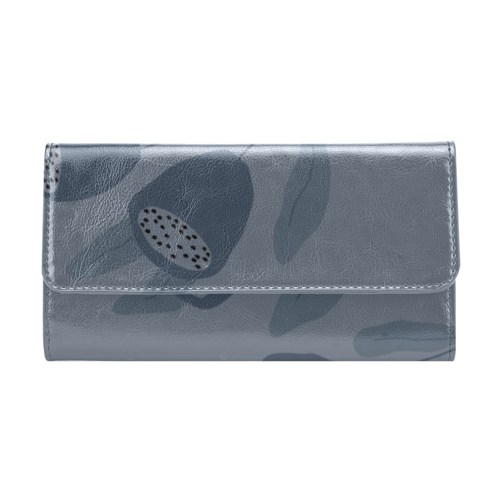 Women's Trifold Wallet, Hunter Tulip