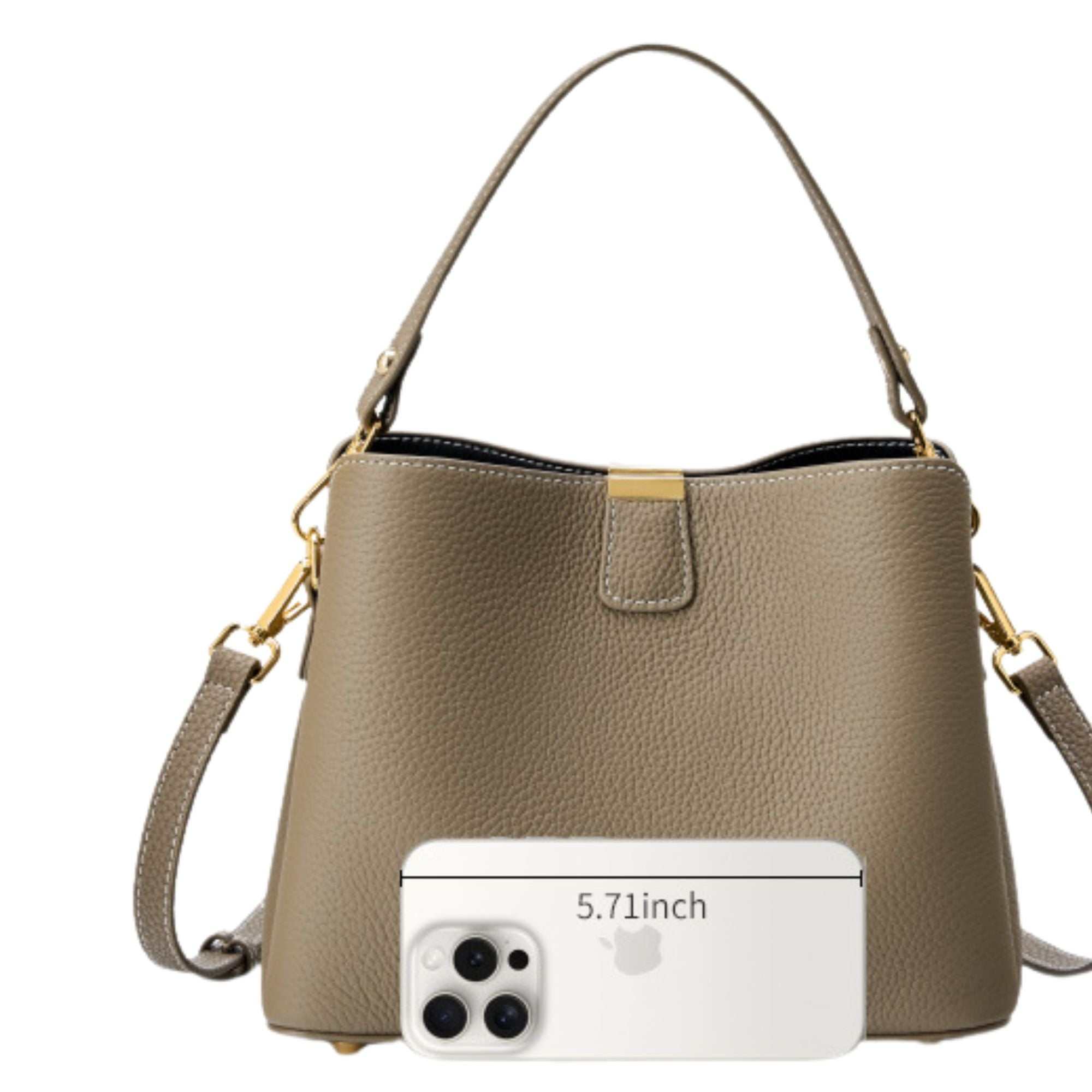 Amber Grace Leather Handbag