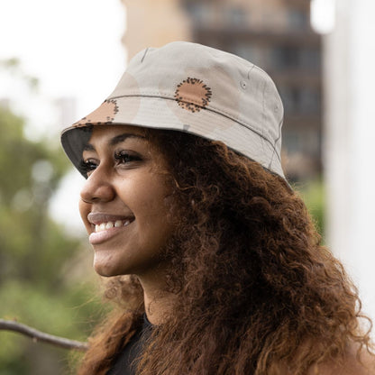 Floral Bucket Hat, Peach Poppy