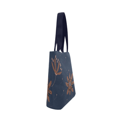 Canvas Bag Cute, Navy Dandelions