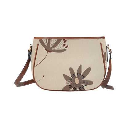 Large Crossbody Bag, Cream Dandelions