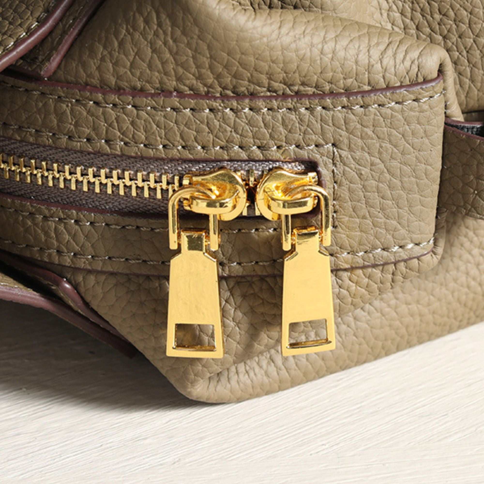 Montclair Carryall Lychee Leather Crossbody