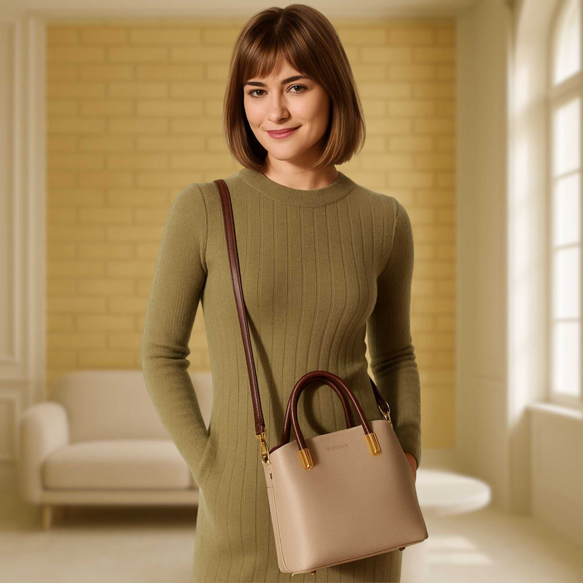 Saltaire Crossbody Bucket Bag