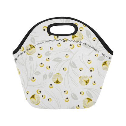 Women's Lunch Bag Medium, Yellow Poppy