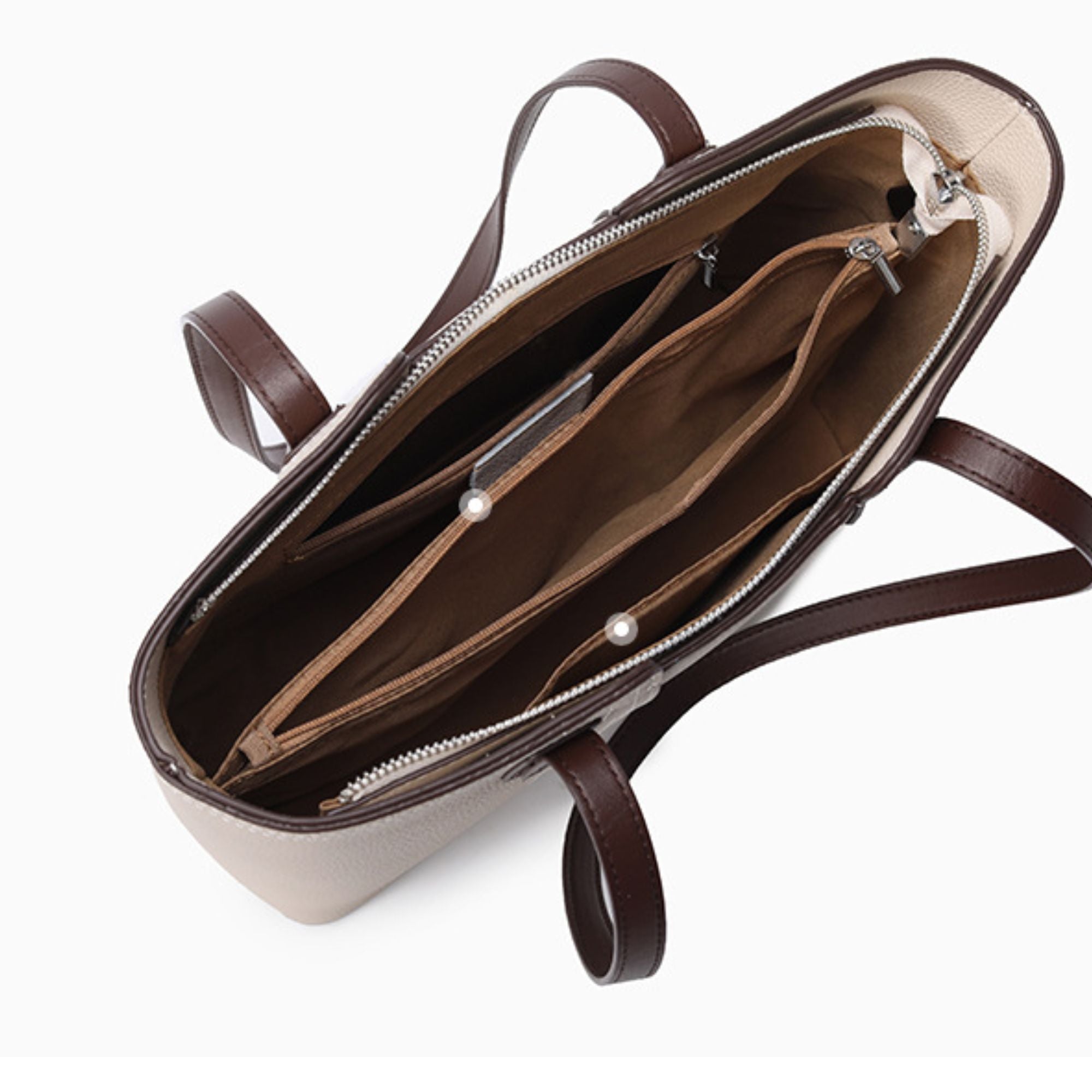 Fairmont Dual Tone Leather Tote