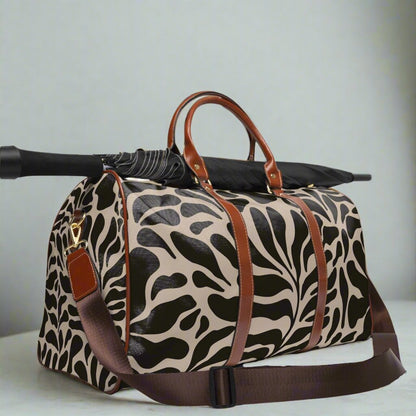 Women's weekend Bag, Brown Annua