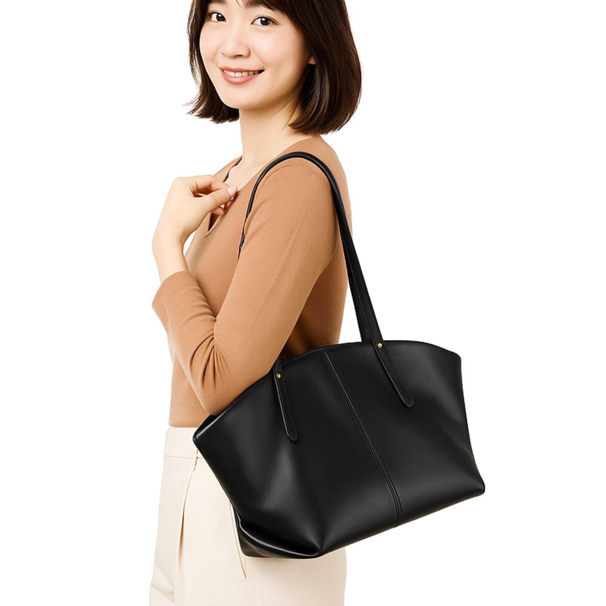 Lancaster Leather Work Tote