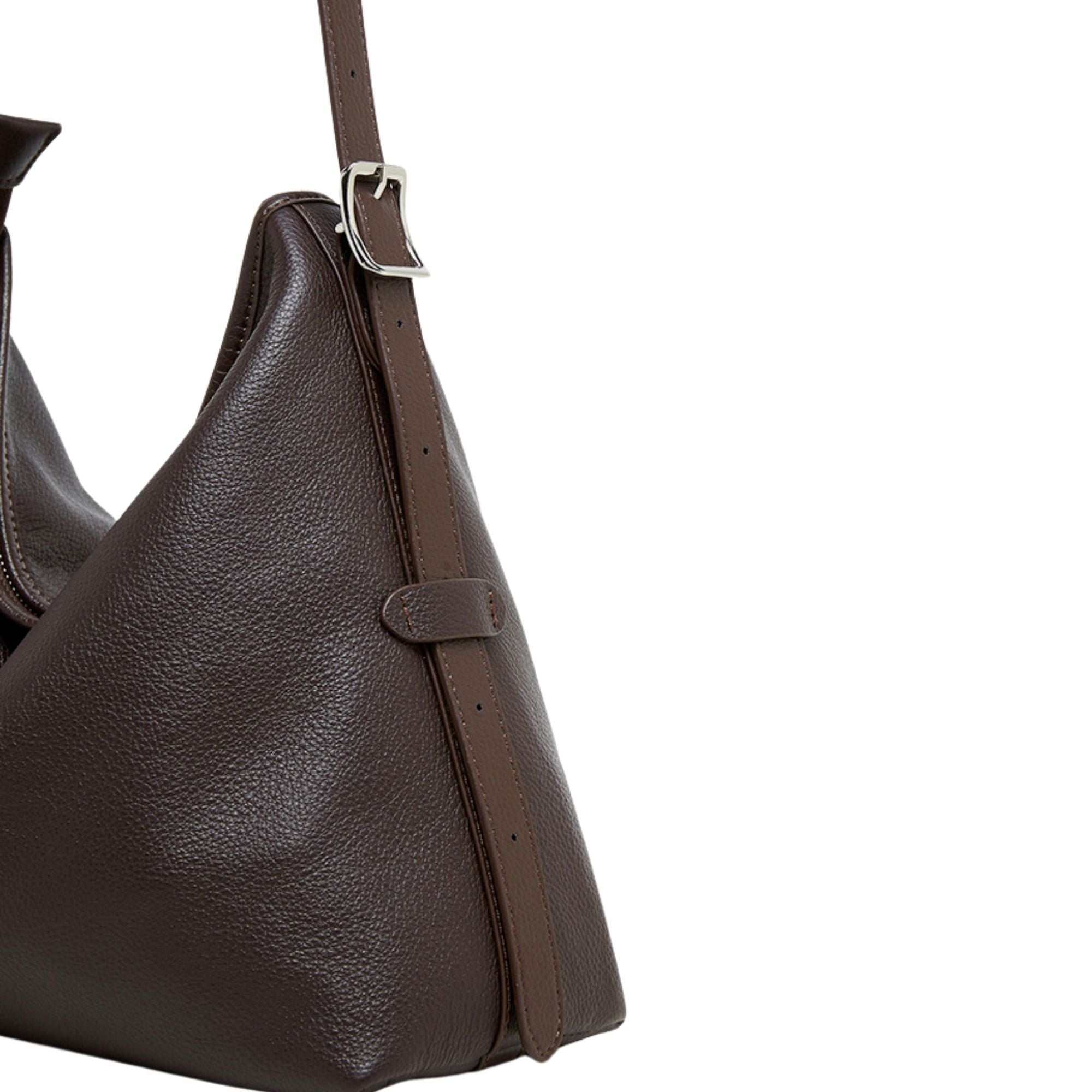 Claridge Simple Leather Hobo