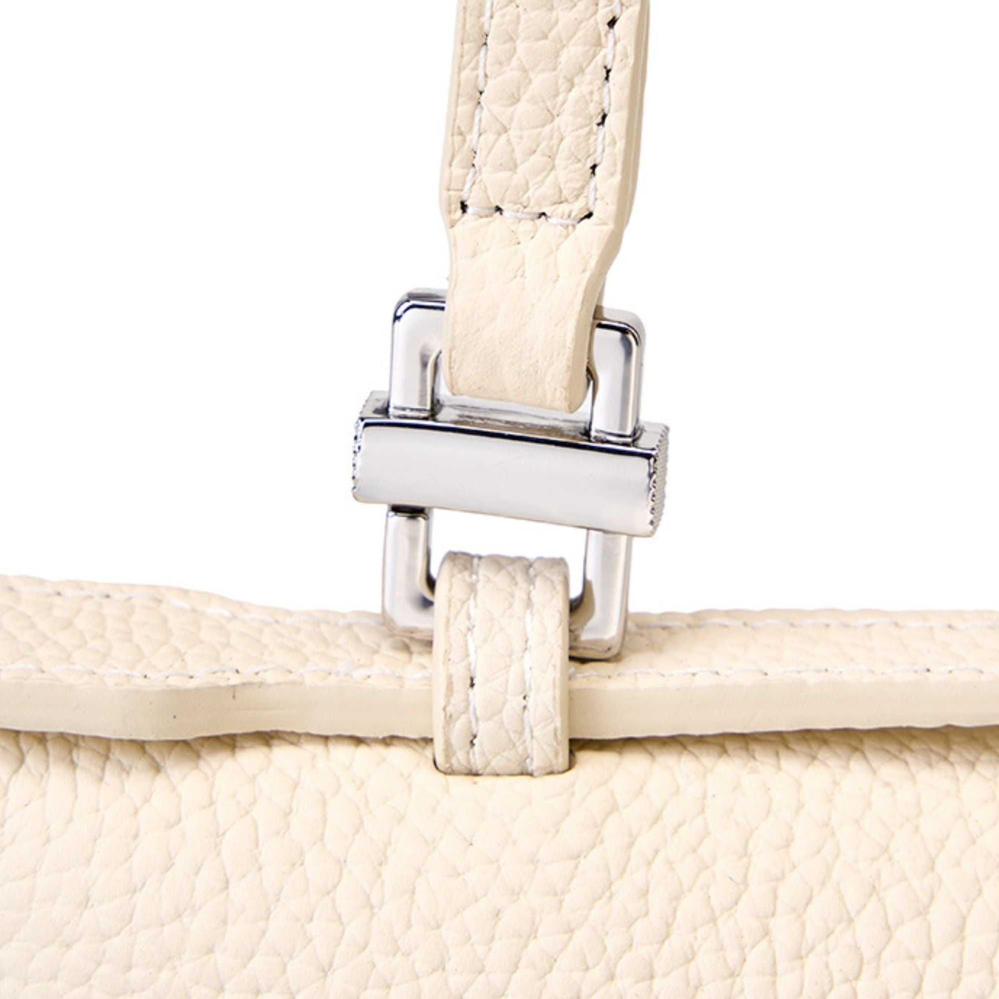 Mini Handbag Crossbody in Lychee Leather