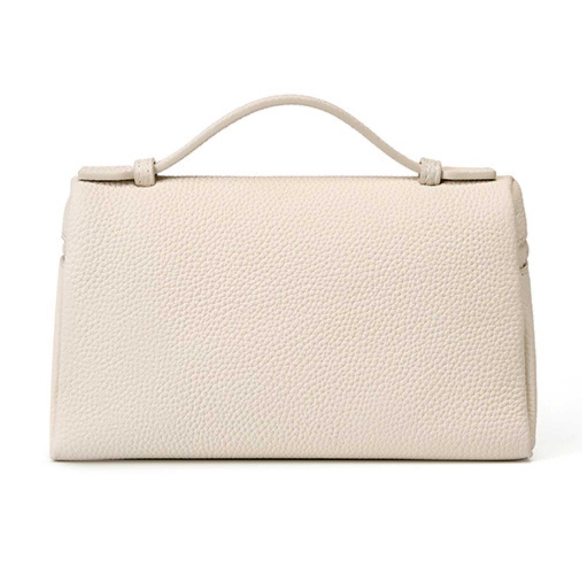 Mini Handbag Crossbody in Lychee Leather