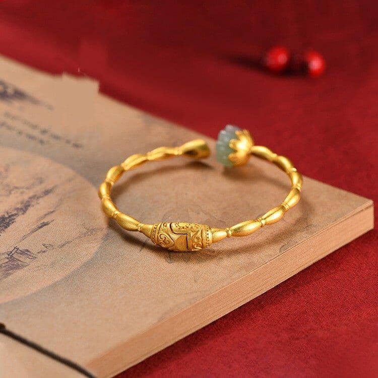 Ornate Vintage Gold Bracelet - Abebe+Booker