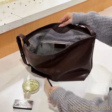slouchy leather purse video